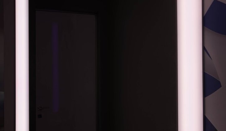 Кухня со светодиодным освещением