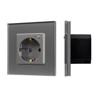 Розетка электрическая с Zigbee управлением SCT-OMALI-EUZB1-PL-GR (240V, 16A, Zigbee) (Arlight, -)