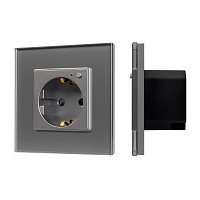 Розетка электрическая с Zigbee управлением SCT-OMALI-EUZB1-PL-GR (240V, 16A, Zigbee) (Arlight, -)