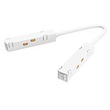 Коннектор питания угловой S35 белый