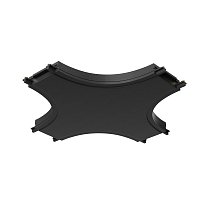 Коннектор питания X-образный Radity черный