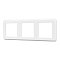Рамка пластиковая FRM-VERSA-PL-3-WH (Arlight, -)