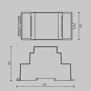 Релейный модуль DALI DT7 четырёхканальный 4x12A DIN