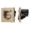Механизм розетки с USB зарядкой SCT-TENDO-MUAC-SFPL-GD (230V, 16A) (Arlight, -)