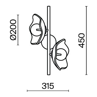 Настенный светильник (бра) Miracle G9х2