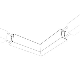 Угол SL-LINE-5035 внутренний (Arlight, Металл)