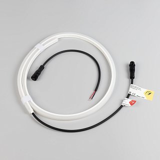 Лента герметичная WAVE-TOP-PU-A144-10x10mm 24V Warm2700 (5 W/m, IP68, 1m, wire x1) (Arlight, Вывод боковой, 3 года)