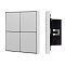 INTELLIGENT ARLIGHT Кнопочная панель KNX-304-23-IN Silver (BUS, Frame) (IARL, IP20 Металл, 2 года)