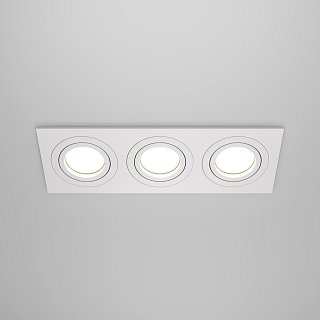 Встраиваемый светильник Atom GU10 3x10Вт