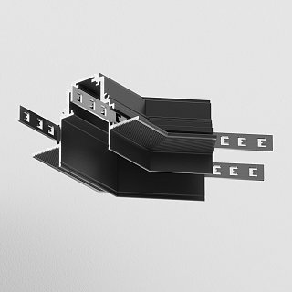 Угол-соединитель 135° Gravity встраиваемый черный