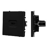 Механизм HDMI розетки SCT-NOBE-MHD1-SFPL-BK (Arlight, Черный оникс)