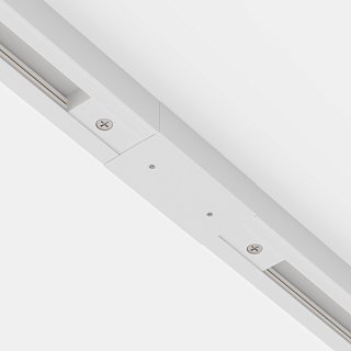 Прямой коннектор питания с вводом питания Unity белый