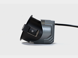 Светильник встраиваемый 12Вт 55° IP65 черный 4000К поворотный RC-D84-12-BL-NW65