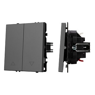 Механизм выключателя управления шторами SWT-NOBE-MKR2-SFPL-GR (230V, 10A) (Arlight, -)
