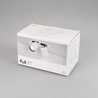 Светильник LTD-PULL-S110x210-2x10W Warm3000 (WH, 24 deg, 230V) (Arlight, IP20 Металл, 5 лет)