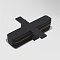 Коннектор прямой Unity встраиваемый черный