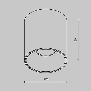 Потолочный светильник Alfa LED 4000К 12Вт 60°