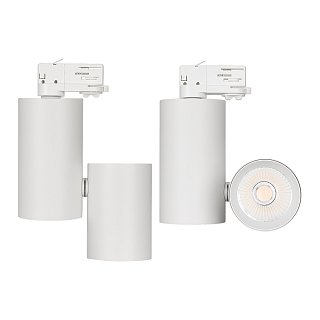 Корпус SP-POLO-TRACK-4TR-TURN-R85 (WH, 1-3, 350mA) (Arlight, IP20 Металл, 3 года)