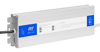 Блок питания герметичный компактный  ELF, 12В, 200Вт, металл, IP67