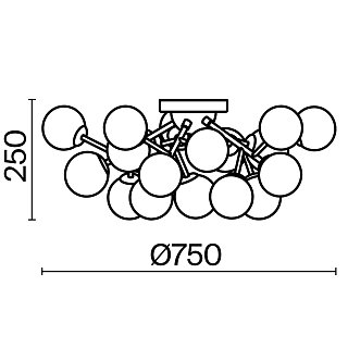 Потолочный светильник Dallas G9х20