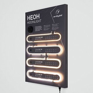 Стенд Гибкий Неон MOONLIGHT-830x600mm (DB 3мм, пленка, подсветка) (Arlight, -)