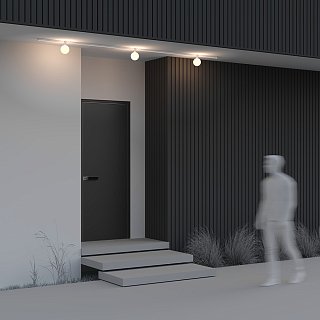 Уличный трековый светильник Luna Elasity IP 3000K 9Вт 180° белый