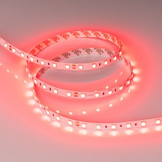 Светодиодная лента RT-B60-10mm 24V Red (14.4 W/m, IP20, 5060, 5m) (Arlight, Открытый)