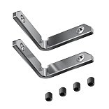 Комплект уголков вертикальных (2соединителя + 4 винта) для профиля