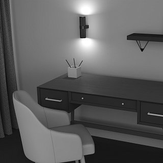 Настенный светильник (бра) Focus Design GU10х2 7Вт IP 20