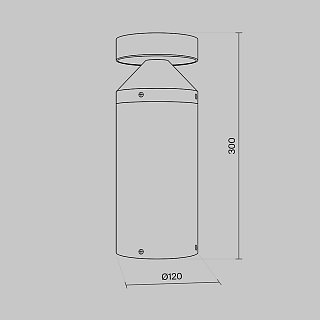 Ландшафтный светильник Olten 3000K 12Вт IP 65
