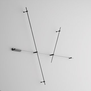 Шинопровод 1м Flarity черный