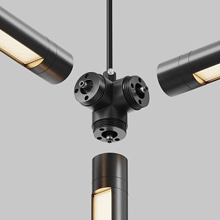 T-образный вертикальный коннектор для системы Shelf с вводом питания