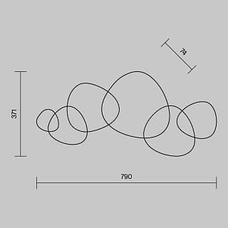 Настенный светильник (бра) Jack-stone 3000К 13Вт