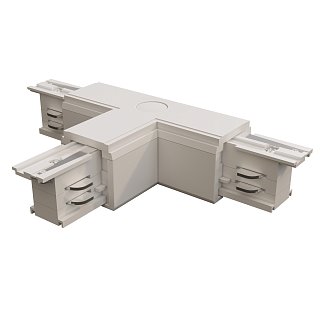 Коннектор Т-образный правый Trinity белый