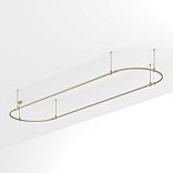 Основание ART-APRIORI-OVAL-ROD-400-4000x1000 (OG) (Arlight, IP20 Металл, 3 года)