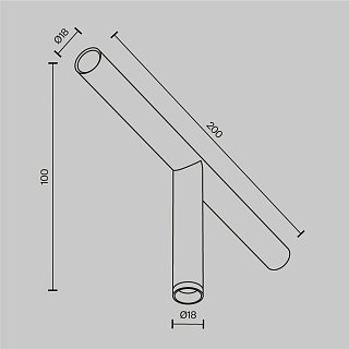Светильник Focus Led для системы освещения Axity 3000/6000К 3Вт 45°