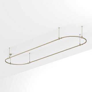 Основание ART-APRIORI-OVAL-ROD-400-4000x1000 (OG) (Arlight, IP20 Металл, 3 года)