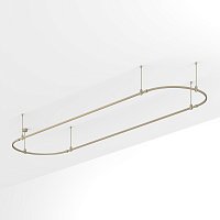 Основание ART-APRIORI-OVAL-ROD-400-4000x1000 (OG) (Arlight, IP20 Металл, 3 года)