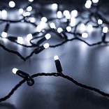 Светодиодная гирлянда ARD-STRING-CLASSIC-10000-BLACK-100LED-MILK-STD White (230V, 7W) (Ardecoled, IP65)