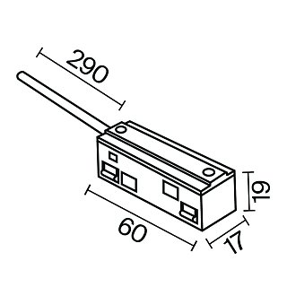 Ввод питания Exility белый