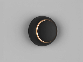 Светильник настенный GW MUN черный, GW-6100-5-BL-WW