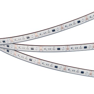 Светодиодная лента герметичная SPI-PS-A120-12mm 24V RGB-PX6-BPT (23 W/m, IP67, 2835, 5m) (Arlight, бегущий огонь)