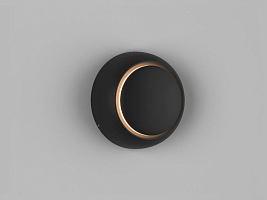 Светильник настенный GW MUN черный, GW-6100-5-BL-WW