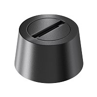 Чаша накладная Parity для двойного вывода ленты черная