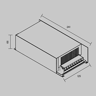 Источник напряжения PSL002 12В 600Вт IP 20 811015