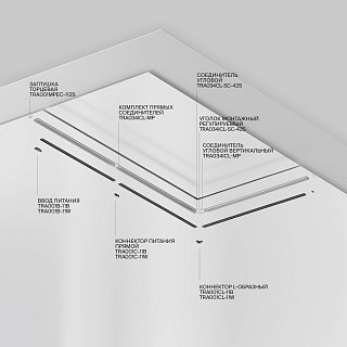 Профиль для монтажа Unity в натяжной ПВХ потолок, 2м
