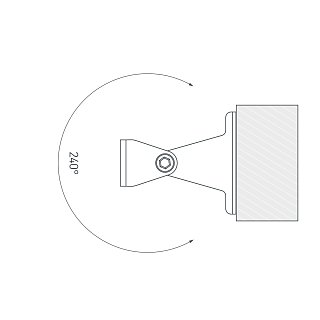 Держатель SL-LINE поворотный (Arlight, Металл)