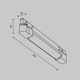 Трековый светильник Basis Trinity 4000K 10Вт 120°