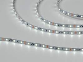 Светодиодная лента 2835, 60 LED/м, 4,8 Вт/м, 12В , IP20, 3M, Цвет: Холодный белый, SWG260-12-4.8-W-M