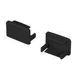 Заглушка SILER BLACK глухая (Arlight, Пластик)